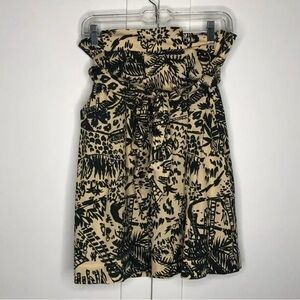 Corey Lynn Halter Anthropologie Paper Bag Skirt